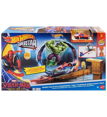 Hot Wheels Racebaan - Superstar Speeders Blue Oasis Track Set - Hot Wheels - OneSize - Racebanen