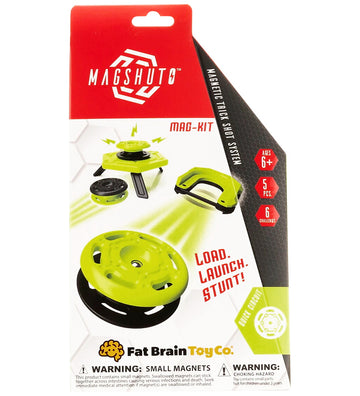 Fat Brain Magnetisch speelgoed - Magshuto Magkit - Snelcircuit - Fat Brain - OneSize - Magnetisch speelgoed