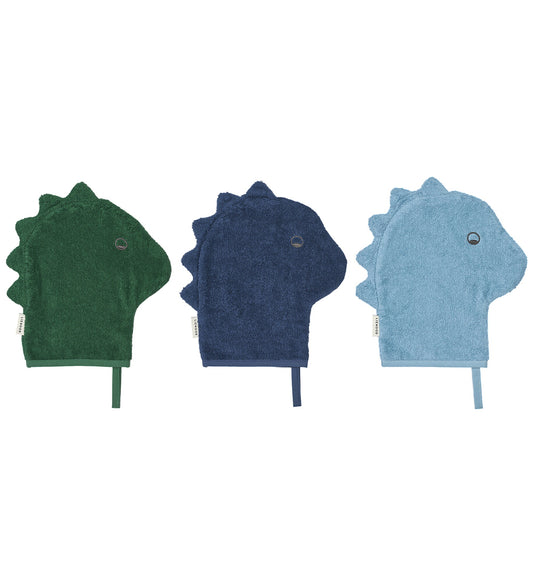 Liewood Washandjes - 3-pack - Sylvester - Strand Blue Mix - Liewood - OneSize - Washandjes