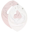 Pippi Kwijlslabbetje - Puntig - 5-pack - Roze/Paars/Wit/Grijs Ge - Pippi Baby - OneSize - Kwijlsjaaltjes