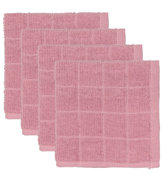 Pippi Washanden - 4-pack - Gl. Roze - Pippi Baby - OneSize - Washandjes