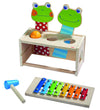 HABA Hamerspel/Xylofoon - Kikkers - Naturel/Multicolour - HABA - OneSize - Muziekinstrumenten