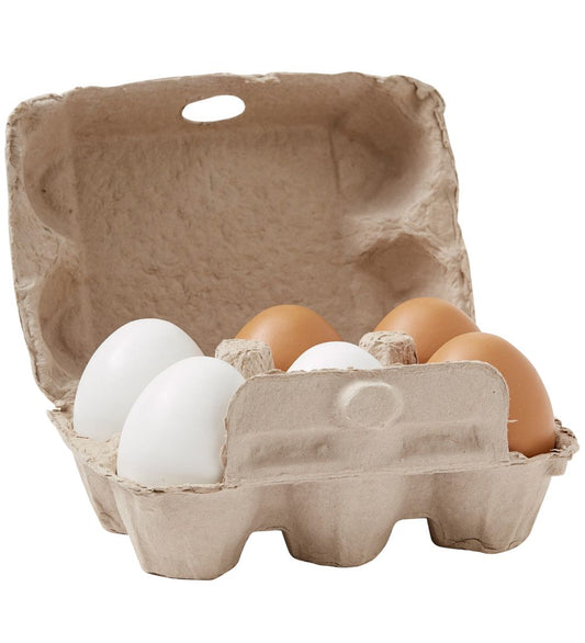 Kids Concept Speelgoedeten - Bistro - Eieren m. Dienblad - Kids Concept - OneSize - Speelgoedeten