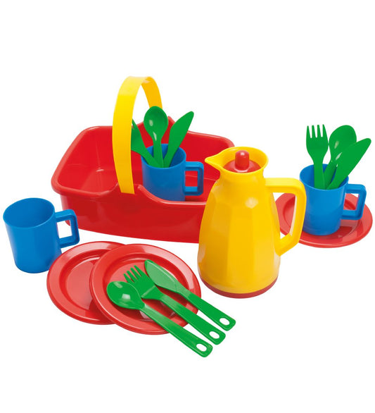Dantoy Picknick Set - 18 Onderdelen - Dantoy - OneSize - Speelgoedeten