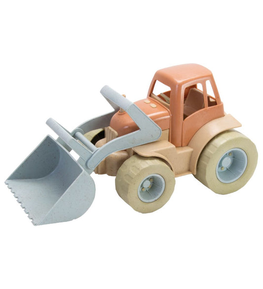 Dantoy BIO Plastic Tractor m. Grijper - 29 cm - Pastel - Dantoy - OneSize - Tractors