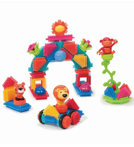 Bristle Blocks Blokken - 54 stk - Jungle Adventure - Bristle Blocks - OneSize - Blokken