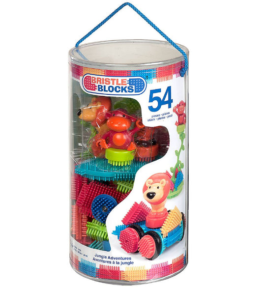 Bristle Blocks Blokken - 54 stk - Jungle Adventure - Bristle Blocks - OneSize - Blokken