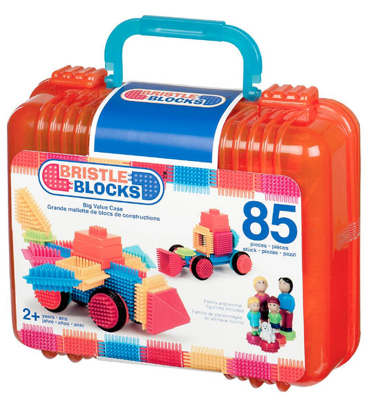 Bristle Blocks Koffer - 85 stk - BIG Waarde - Bristle Blocks - OneSize - Blokken