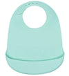 We Might Be Tiny Slabbetjes - 2-pack - Silicone - Mint/Grijs - We Might Be Tiny - OneSize - Slabbetjes