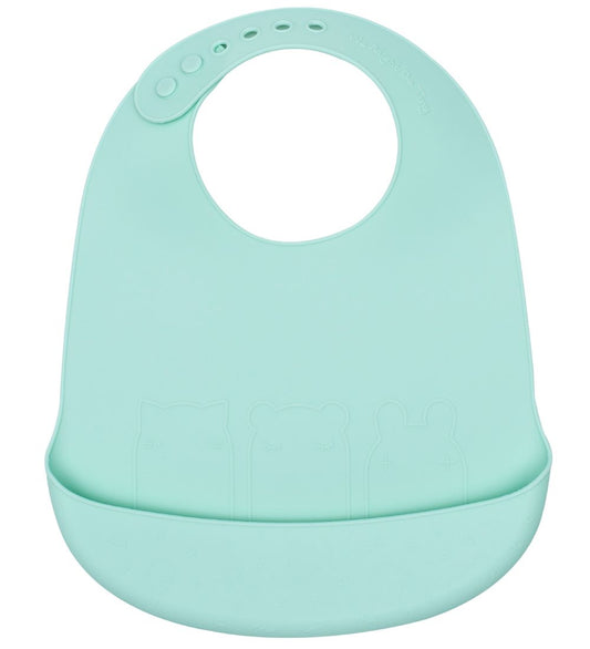 We Might Be Tiny Slabbetjes - 2-pack - Silicone - Mint/Grijs - We Might Be Tiny - OneSize - Slabbetjes