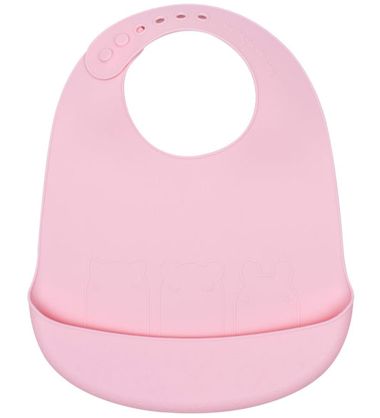 We Might Be Tiny Slabbetjes - 2-pack - Silicone - Powder Roze/Du - We Might Be Tiny - OneSize - Slabbetjes