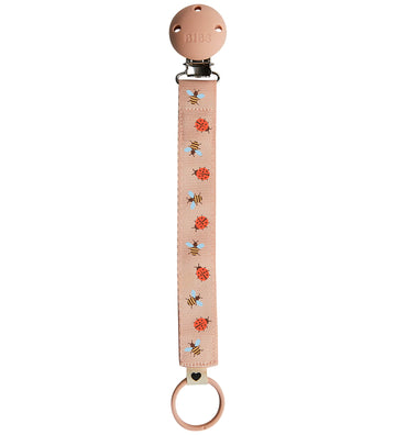 BIBS Studio Speenketting - Blush m. Print - BIBS - OneSize - Speenkettingen