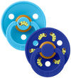 BIBS Studio Colour Fopspenen - Maat 2 - Rond - 2-pack - Breeze/S - BIBS - 6-18 mnd - Fopspenen