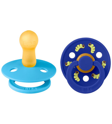 BIBS Studio Colour Fopspenen - Maat 2 - Rond - 2-pack - Breeze/S - BIBS - 6-18 mnd - Fopspenen