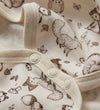 Hust and Claire Romper l/s - Merino Wol - HCBo Woodland - Off Wh - Hust and Claire - 3 jaar (98) - Rompers Lange Mouw