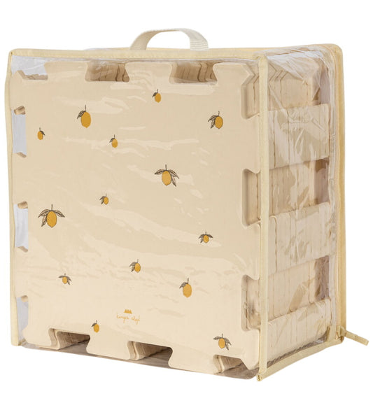 Konges Sløjd Puzelmat - Schuim - 115x115 cm - Lemon - Konges Sløjd - OneSize - Puzelmatten