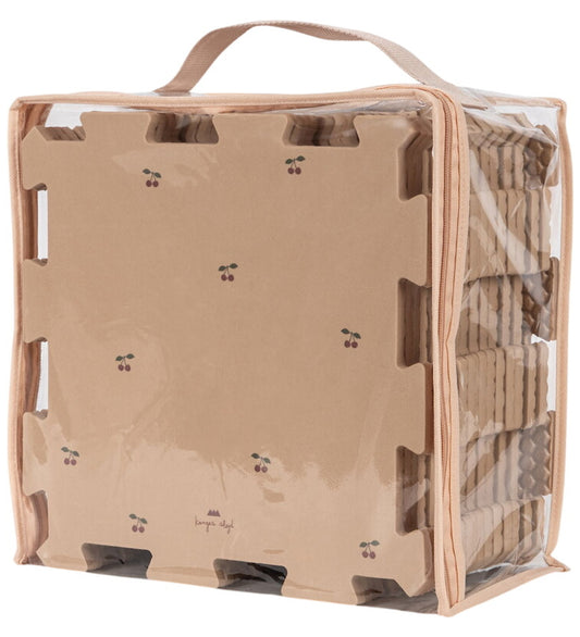 Konges Sløjd Puzelmat - Schuim - 115x115 cm - Cherry - Konges Sløjd - OneSize - Puzelmatten