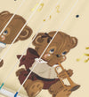 Konges Sløjd Guitar - Beige/Blauw m. Teddy Bear - Konges Sløjd - OneSize - Muziekinstrumenten