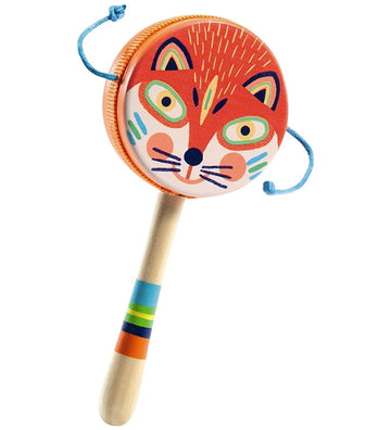 Djeco Handtrommel - Animambo - Oranje - Djeco - OneSize - Muziekinstrumenten