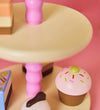 Kids Concept Speelgoedeten - Taartbord m. Taarten - Kids Concept - OneSize - Speelgoedeten