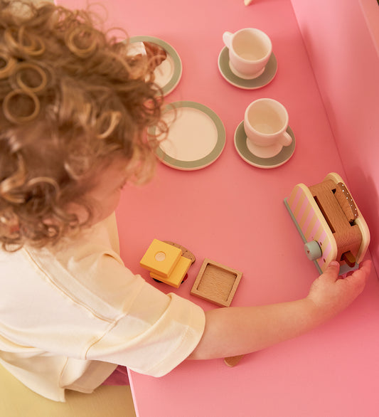 Kids Concept Speelgoedeten - Ontbijt Mini Set - Kids Concept - OneSize - Speelgoedeten