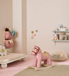 Kids Concept Schommelpaard - Mila - Roze - Kids Concept - OneSize - Schommelpaarden