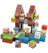 Speelgoed Stad Tilda's magnetische blokken - Boerderij - Toys by Tildas - OneSize - Magnetisch speelgoed