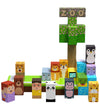 Speelgoed Stad Tilda's magnetische blokken - Zoo - Toys by Tildas - OneSize - Magnetisch speelgoed