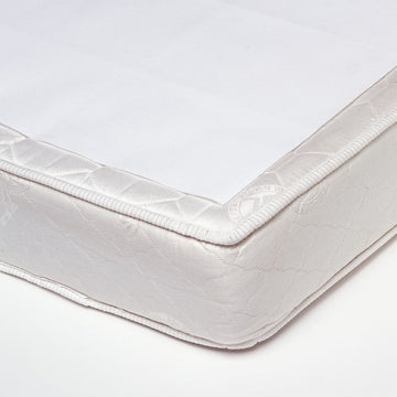 Bedzeil Molton Titanium Baby Wieg 40x50cm Wit
