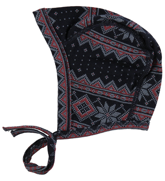 Joha Babymuts - Wol - Zwart m. Sterren - Joha - 45 cm - Babymutsen
