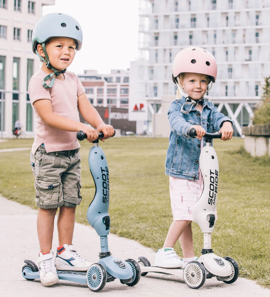 Scoot and Ride Fietshelm - Steel - Scoot and Ride - 45-51 cm - Fietshelmen