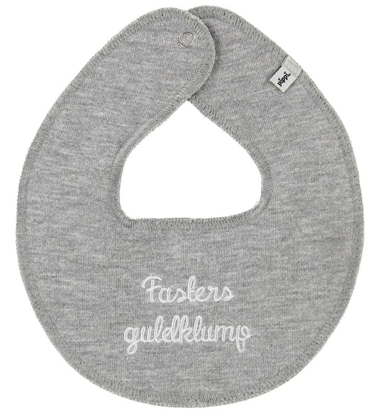 Pippi Babyslabbetje - Rond - Snellers Goudnuggets - Grijs - Pippi Baby - OneSize - Kwijlsjaaltjes