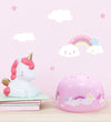 A Little Lovely Company Projectielamp - 14x9 - Unicorn - A Little Lovely Company - OneSize - Nachtlampen