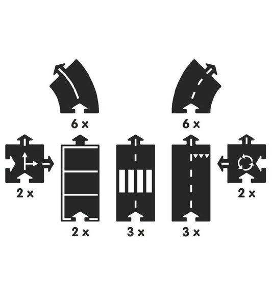 Waytoplay Racebaan - 24 Onderdelen - Highway - Waytoplay - OneSize - Racebanen