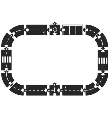 Waytoplay Racebaan - 16 Onderdelen - Expressway - Waytoplay - OneSize - Racebanen