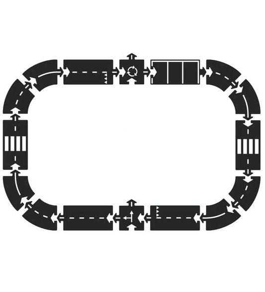 Waytoplay Racebaan - 16 Onderdelen - Expressway - Waytoplay - OneSize - Racebanen