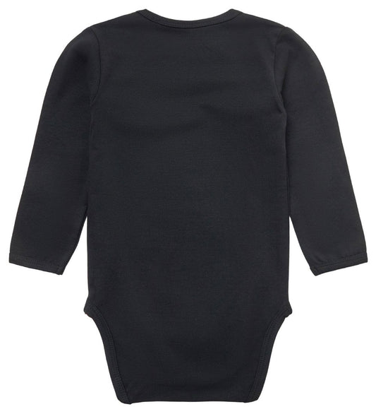 Petit by Sofie Schnoor Romper l/s - Dicte - Zwart m. Print - Sofie Schnoor - 56 - Rompers Lange Mouw