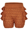 En Fant Babyshort - Gebreid - Leather Brown - En Fant - 68 - Babyshorts