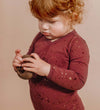 Soft Gallery Wikkelromper l/s - Niki - Mini Splash - Renaissance - Soft Gallery - 1 jaar (80) - Rompers Lange Mouw