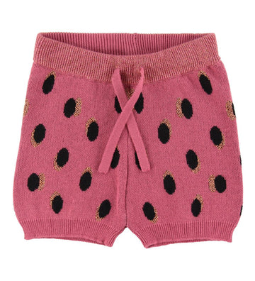 Noa Noa miniature Babyshort - Gebreid - Art Roze m. Stippen - Noa Noa miniature - 50 - Babyshorts