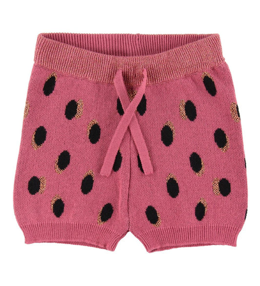 Noa Noa miniature Babyshort - Gebreid - Art Roze m. Stippen - Noa Noa miniature - 50 - Babyshorts