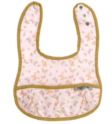Smallstuff Slabbetjes - Small - Roze m. Vlinders - Smallstuff - OneSize - Slabbetjes