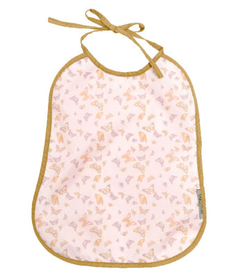 Smallstuff Slabbetjes - Large - Roze m. Vlinders - Smallstuff - OneSize - Slabbetjes