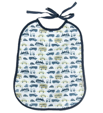 Smallstuff Slabbetjes - Large - Blauw m. Auto's - Smallstuff - OneSize - Slabbetjes