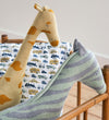 Smallstuff Knuffel - 40 cm - Zebra - Grijs/Groen - Smallstuff - OneSize - Knuffels