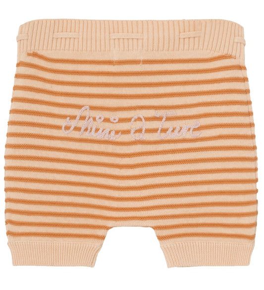 Mini A Ture Babyshort - Gebreid - Aniëlle - Apricot Gelato - Mini A Ture - 62 - Babyshorts