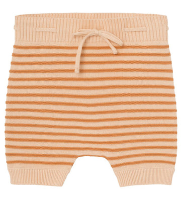 Mini A Ture Babyshort - Gebreid - Aniëlle - Apricot Gelato - Mini A Ture - 62 - Babyshorts