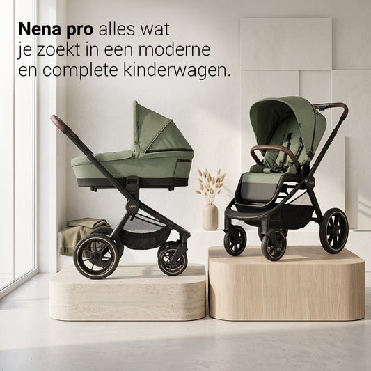 Kinderwagen Novi Nena Pro Green Melange