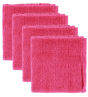 Pippi Baby Washandjes - 4-pack - Roze - Pippi Baby - OneSize - Washandjes