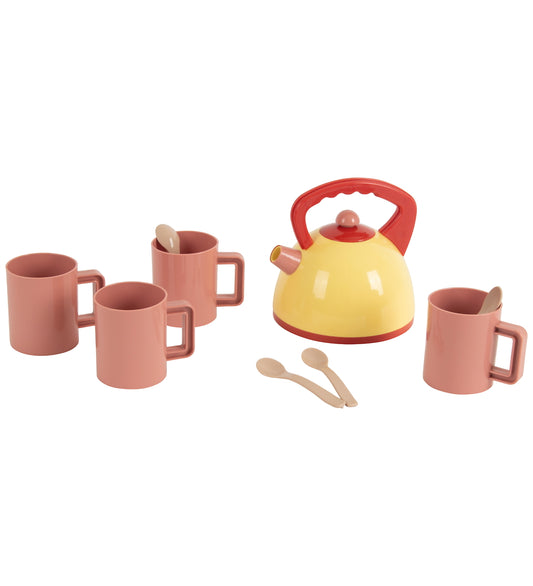Dantoy Theekop - 10 Onderdelen - Roze - Dantoy - OneSize - Speelgoedeten